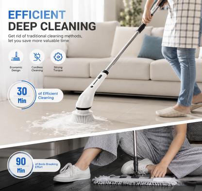 ScrubEase™ | Cordless Spin Scrubber